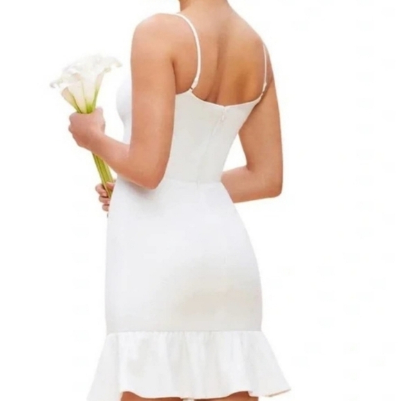 Dress the Population Mira Mini Bridal Dress NWT - Picture 5 of 14